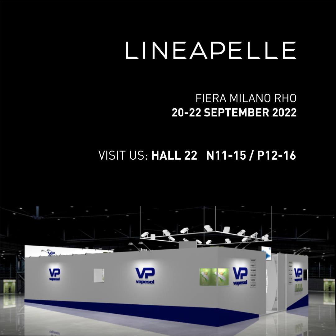 Vapesol is present at Lineapelle from 20 to 22 September